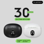 Plugtech GoPods G2 TWS Earbuds – Bluetooth 5.4, Deep Bass, 30H Battery Experience crystal-clear audio and all-day comfort with Plugtech GoPods G2. Featuring Bluetooth 5.4, HD stereo sound, 30-hour battery life, and a sweat-resistant design, these Made in India TWS earbuds are perfect for music, calls, and workouts_White_6