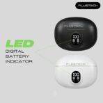 Plugtech GoPods G2 TWS Earbuds – Bluetooth 5.4, Deep Bass, 30H Battery Experience crystal-clear audio and all-day comfort with Plugtech GoPods G2. Featuring Bluetooth 5.4, HD stereo sound, 30-hour battery life, and a sweat-resistant design, these Made in India TWS earbuds are perfect for music, calls, and workouts_White_5